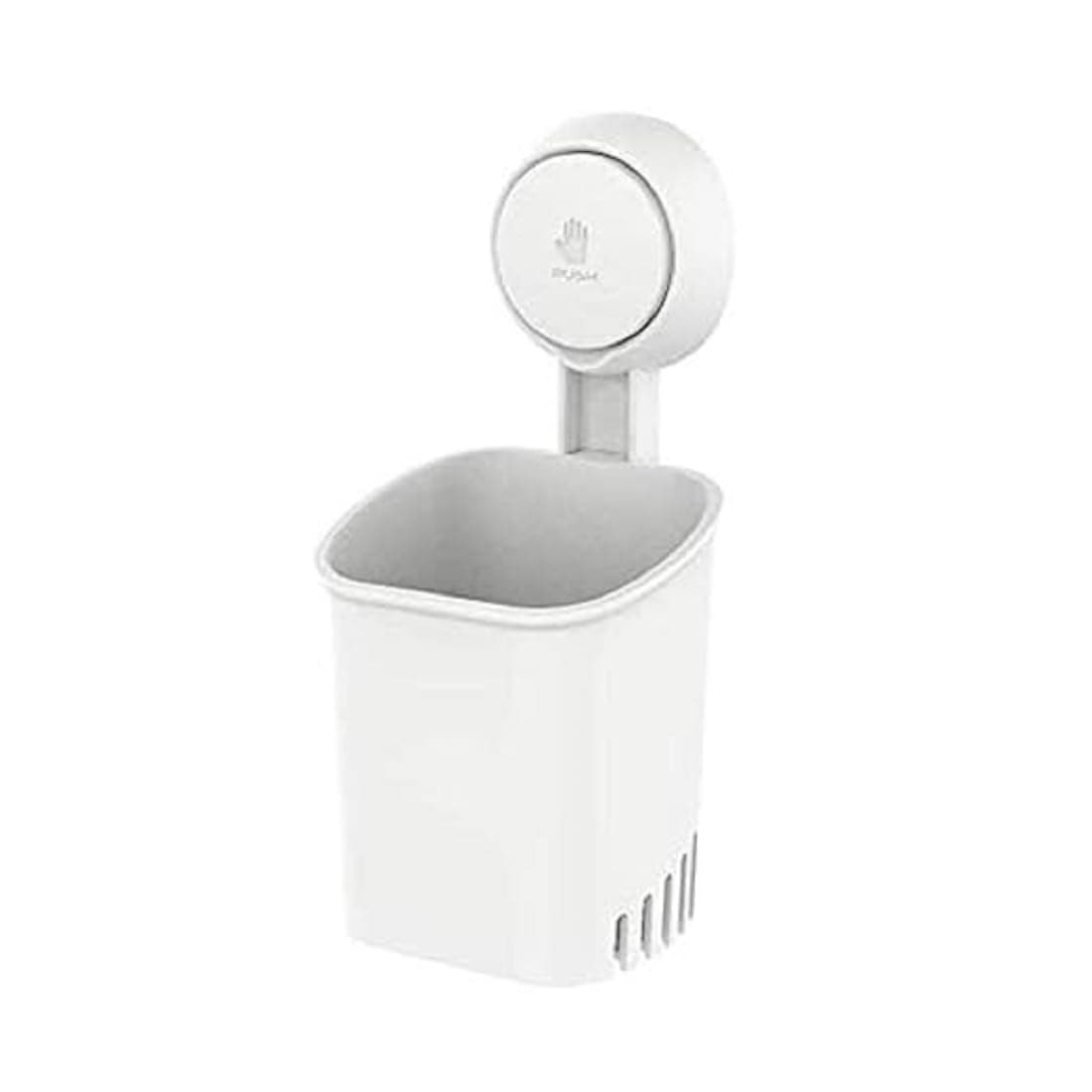 BLAGO Plastic Wall Mounted Self Adhesive Toothbrush HolderToothbrush Holders for BathroomToothbrush HoldersBrush Holder Toothpaste Shaver Razor Make up Brush 2 Toothbrush Holder