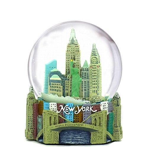Mini New York City Snow Globe (2.5 Inch) NYC Skyline Souvenir Figurine