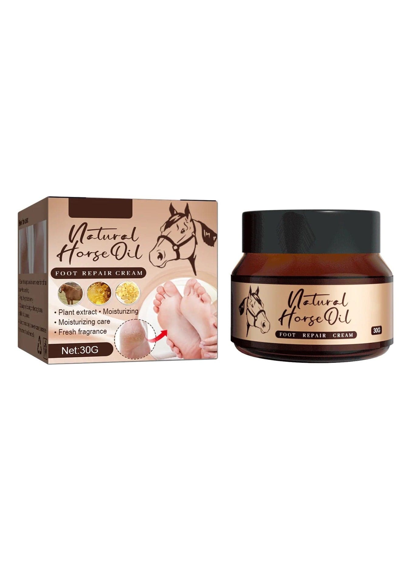 30g Regenerating Foot Cream, Anti Callus Intensive Cream, Safe Paste Material Fast Absorption Improve Dry Skin Wearable Durability Repair Cream