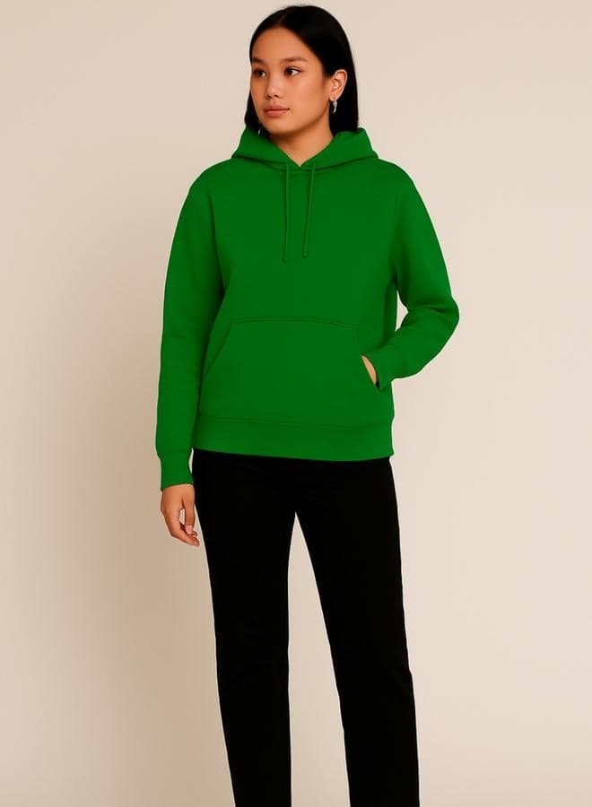 Pause Women Regular Fit Slogan Print Hoodie — M