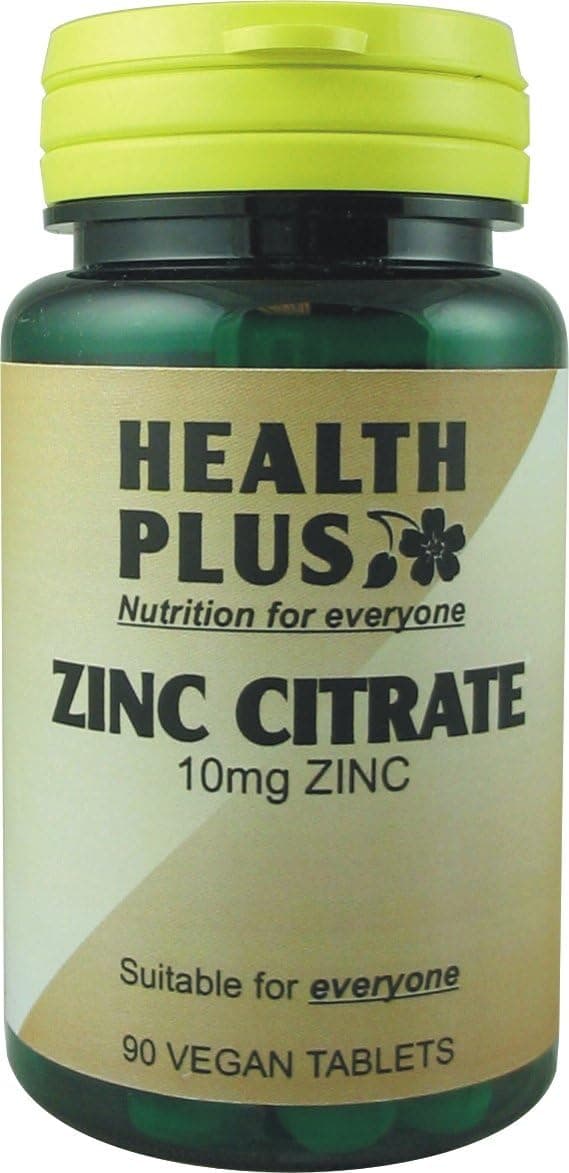 Health Plus Zinc Citrate 10mg Mineral supplement 90 tablets