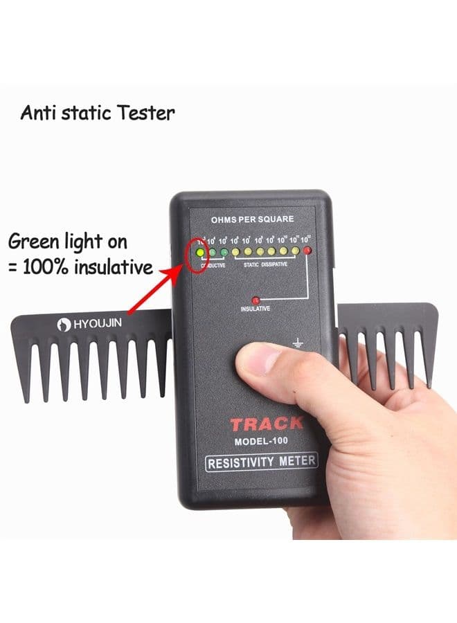 601 Black Carbon Wide Tooth Comb Detangling Comb Detangler Hair Comb for Long Wet hair Hair Straighten Curly Hair 230℃ Heat Resistan