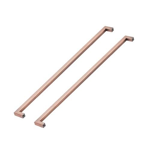 Aibeli Antique Copper Cabinet Pulls 1758 Inch Hole Centers448mm Long Cabinet Handles Appliance Square Drawer Pulls 10 Pack Stainless Steel Wardrobe Handles