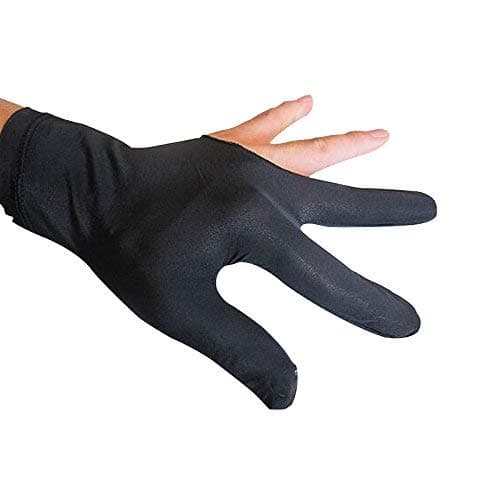 PJLANDI Billiard Gloves 10PCS Black Both Hands Suitable Snooker Pool Gloves