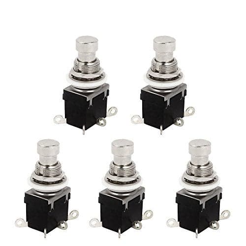 Etopars 6Pins DPDT Latching Stomp Foot Switch Guitar AC 250V/2A 125V/4A