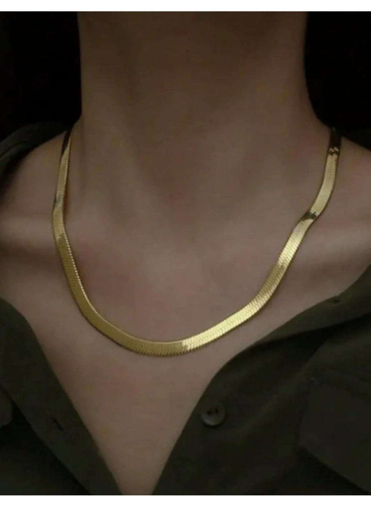 Stainless Steel Gold Plated Necklace For Women