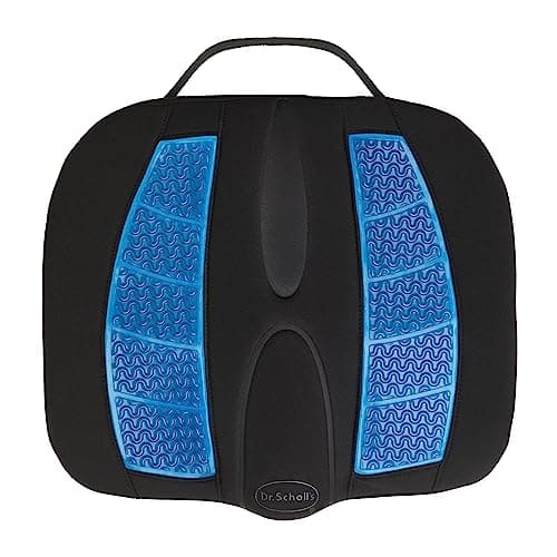 Dr. Scholl's Massaging Gel Posterior Seat Cushion for Car, Office, Home — Black