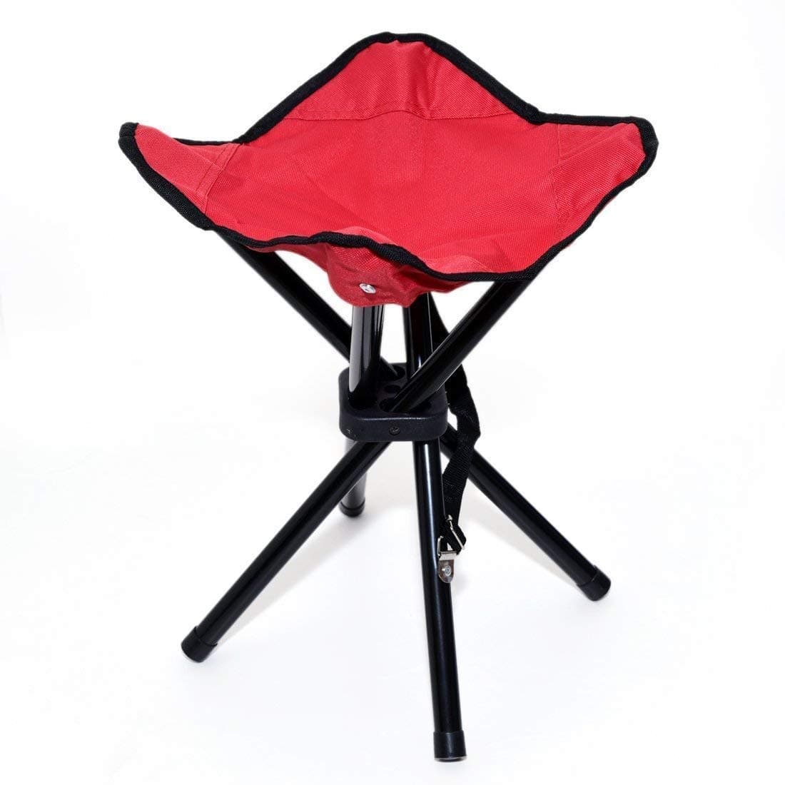 AARSH Portable Tripod Stool Folding Mini Four Leg Stable Outdoor Tripod Stool for Travelling Camping Fishing Outdoor Garden Balconies Lawn Patio Fishing Hiking Mounting Gardening1