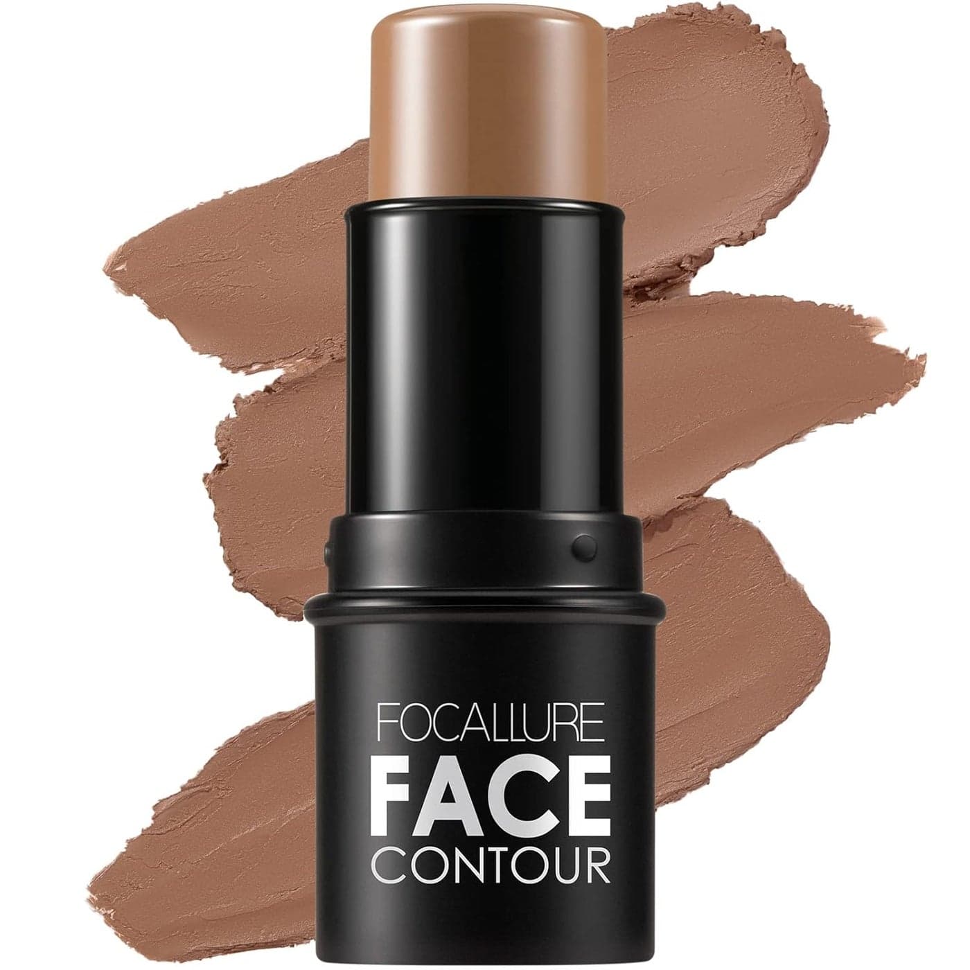 FOCALLURE Cream Contour Stick Matte Bronzer Stick Professional Face Shaping Contouring Stick Makeup Easy to Apply with Buildable Coverage Long Lasting Sweatproof CLAY