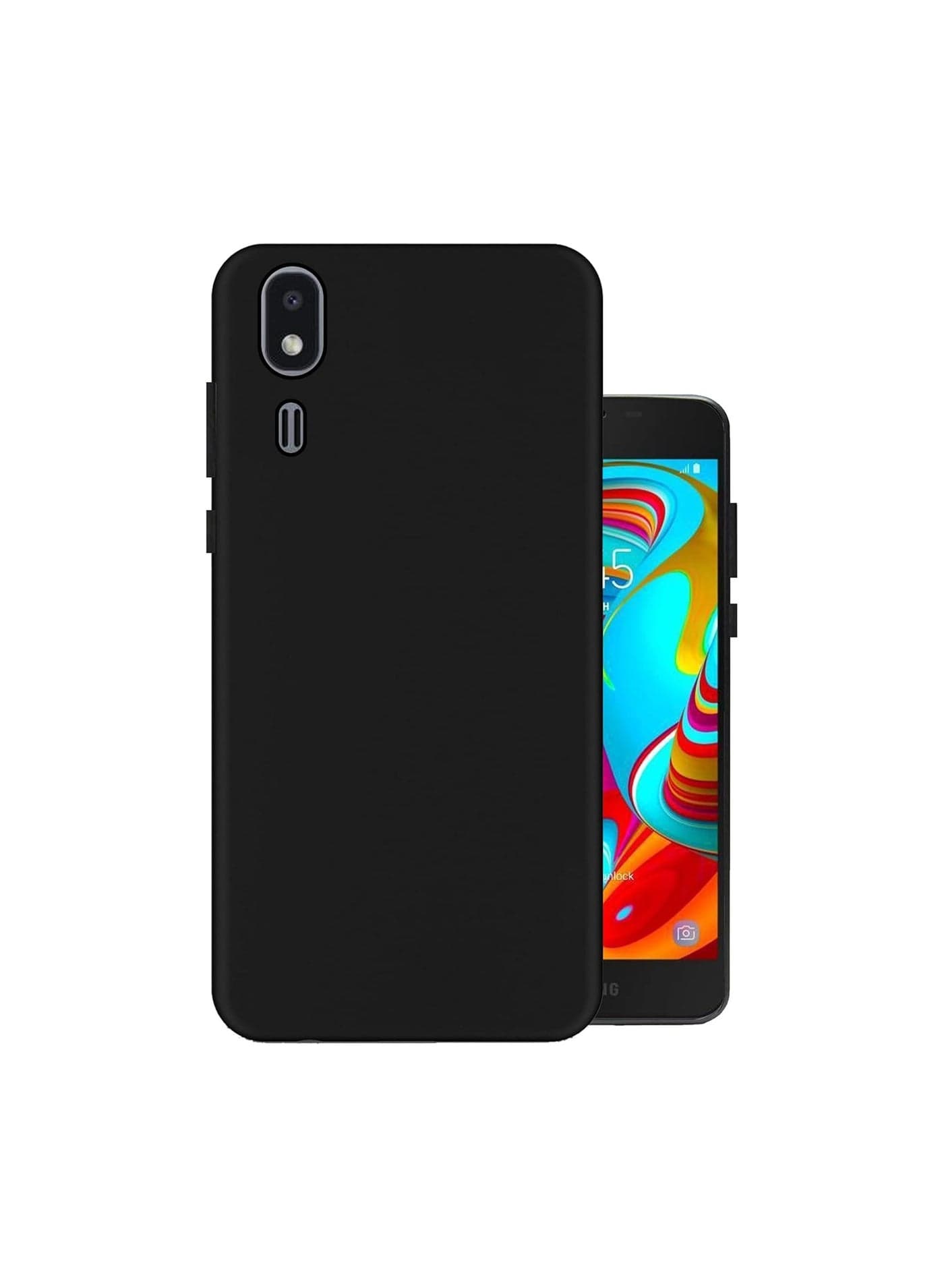 Samsung Galaxy A2Core Case Cover Protective Shock Absorption (black)