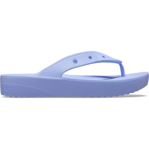 Crocs Women's Classic Platform Flip W Clog, Moon Jelly, 3 UK