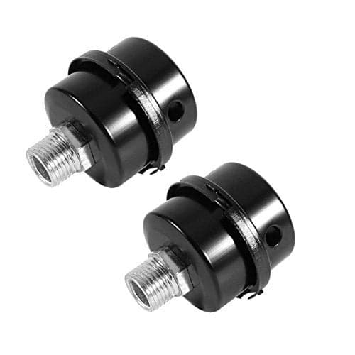 2PCS Metal Intake Filter Sound Muffler - Air Compressor Silencer (1/2"PT 20mm)