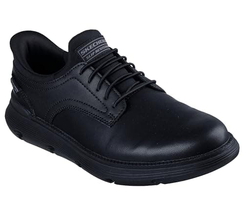 Skechers Mens Work Garza SR Hands Free Slip Ins Black