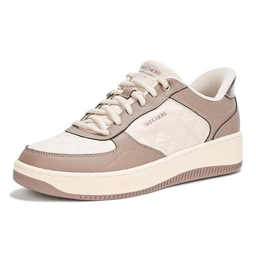 Skechers Court & Classics Womens,Sport Court 2.0-Daily Journey,TPBR,7.5 M US Taupe/Brown