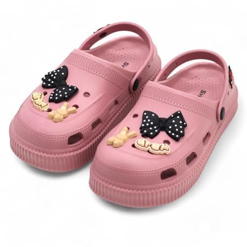 SVAAR Fashionable Comfortable Lightweight Platform Heels Clogs for Women's | Cushioned Footwear | Lightweight Slip-ons | Waterproof Sandals for Women