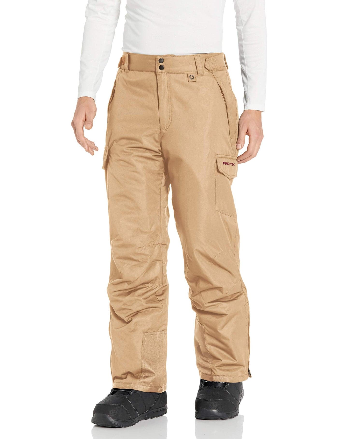 Arctix Men's Snowsports Cargo Pants, Khaki, Large/32" Inseam