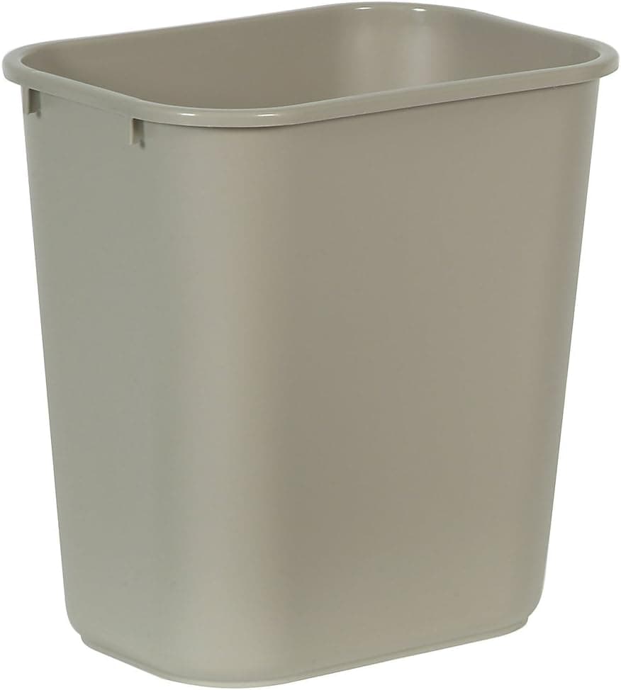 Rubbermaid Commercial Standard Wastebasket 15 x 103 x 144 Beige