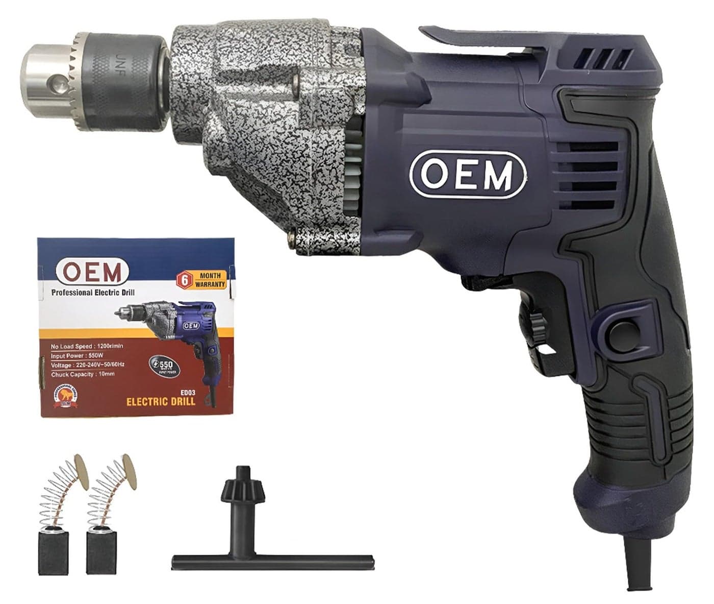 OEM Professional Drill Machine 10mm Reverse/Forward With Speed Control Heavy 550 WATT with 6 MONTHS WARRANTY | Full Copper Motor | Low Speed Stability