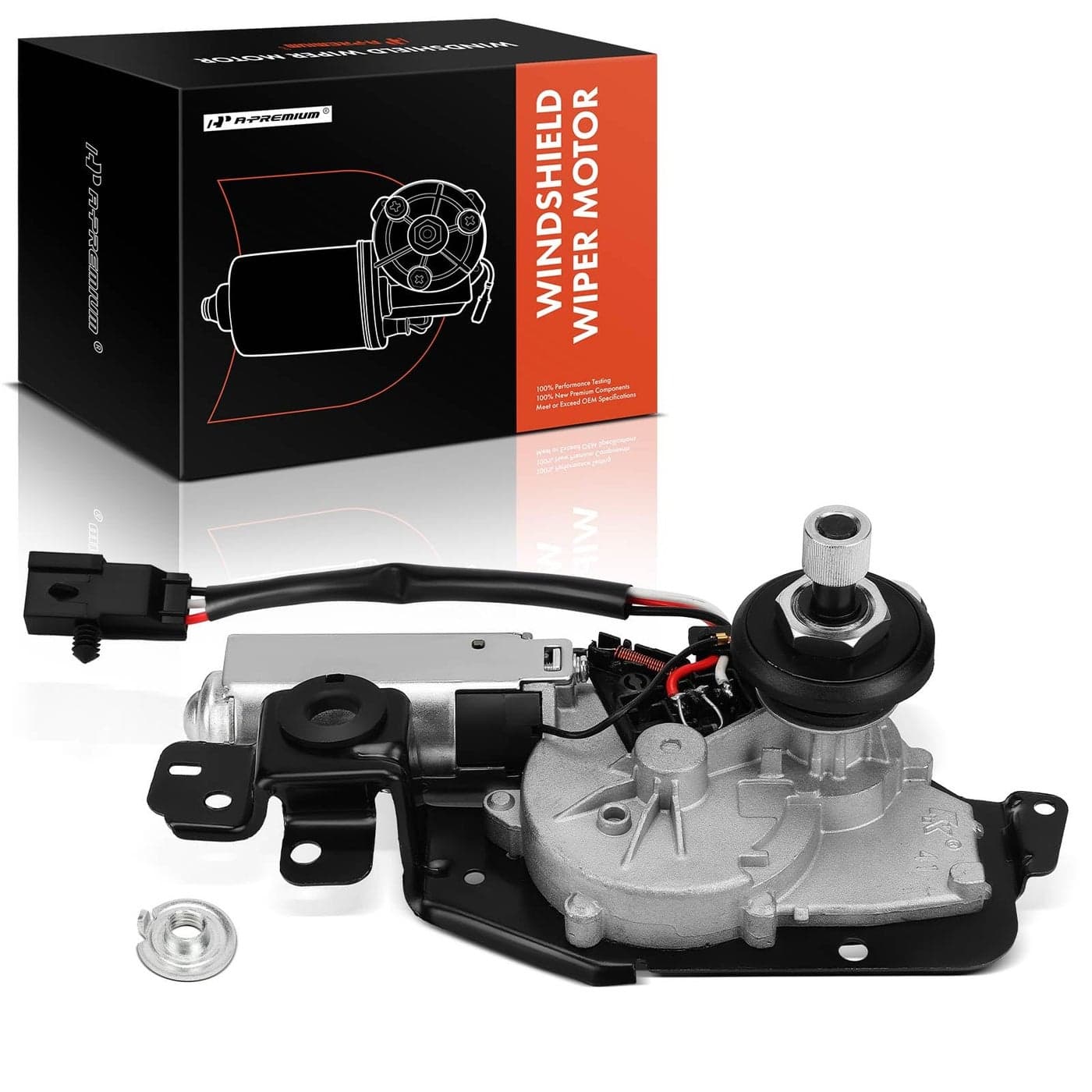 APremium Rear Windshield Wiper Motor Compatible with Ford Escape 20012007 Mercury Mariner 20052007 Mazda Tribute 20012006 Sport Utility 3Pin Motor Without Washer Pump 4L8Z17508AB