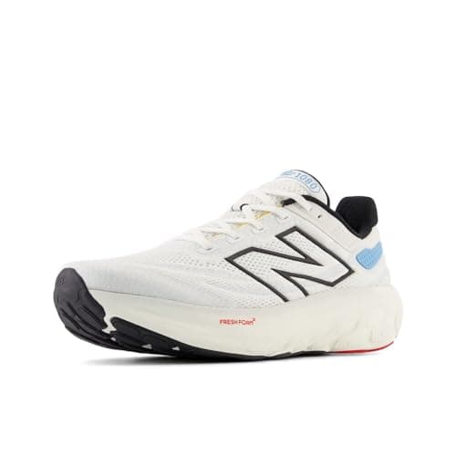 New Balance Men's M108013A Running Shoe, White/Black/Coastal Blue, 7 Narrow