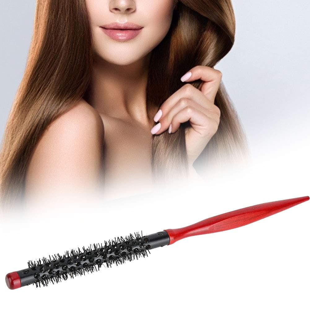 Roller Comb for Men and Women Nylon Round Salon Hair Styling Brush Comb for Blow Drying Curling Straightening04in