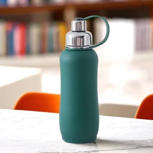 UMAI 750ml Insulated Thermosteel Bottle | Hot And Cold Water Bottle for Office, Gym, School | Leakproof | Vacuum Insulated Water Bottles | Easy Carry Flask for Kids/Adults | Green