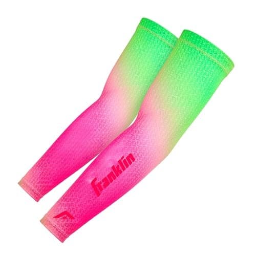 Franklin Sports Baseball Arm Sleeves - Baseball + Softball - Men + Women - Watermelon - Adult Large/X-Large