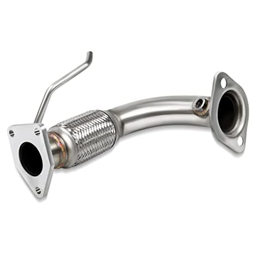 JY PERFORMANCE Front Flex Pipe Compatible With 2003-2007 2.4L Honda Accord Stainless Steel