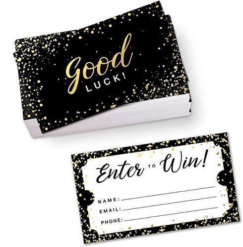 SBLABELS 100 Raffle Tickets 2 x 35 Contest TicketsGiveaways Entry FormsGrand Opening Enter to Win Cards