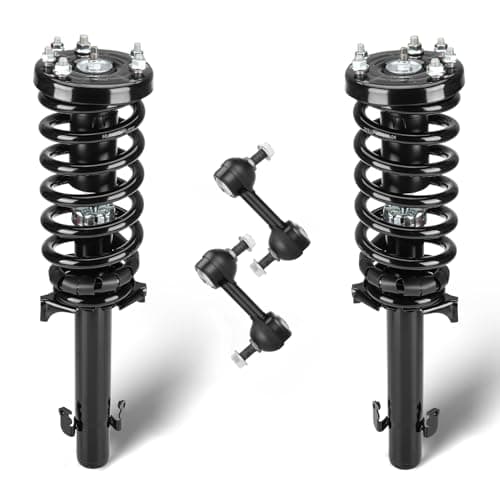 Front Struts Assembly Fit for Honda Accord 2.4L Sedan/Coupe 2008-2012, Shock Absorber & Sway Bars End Links, Replace for 172562 K90456 (4Pcs)