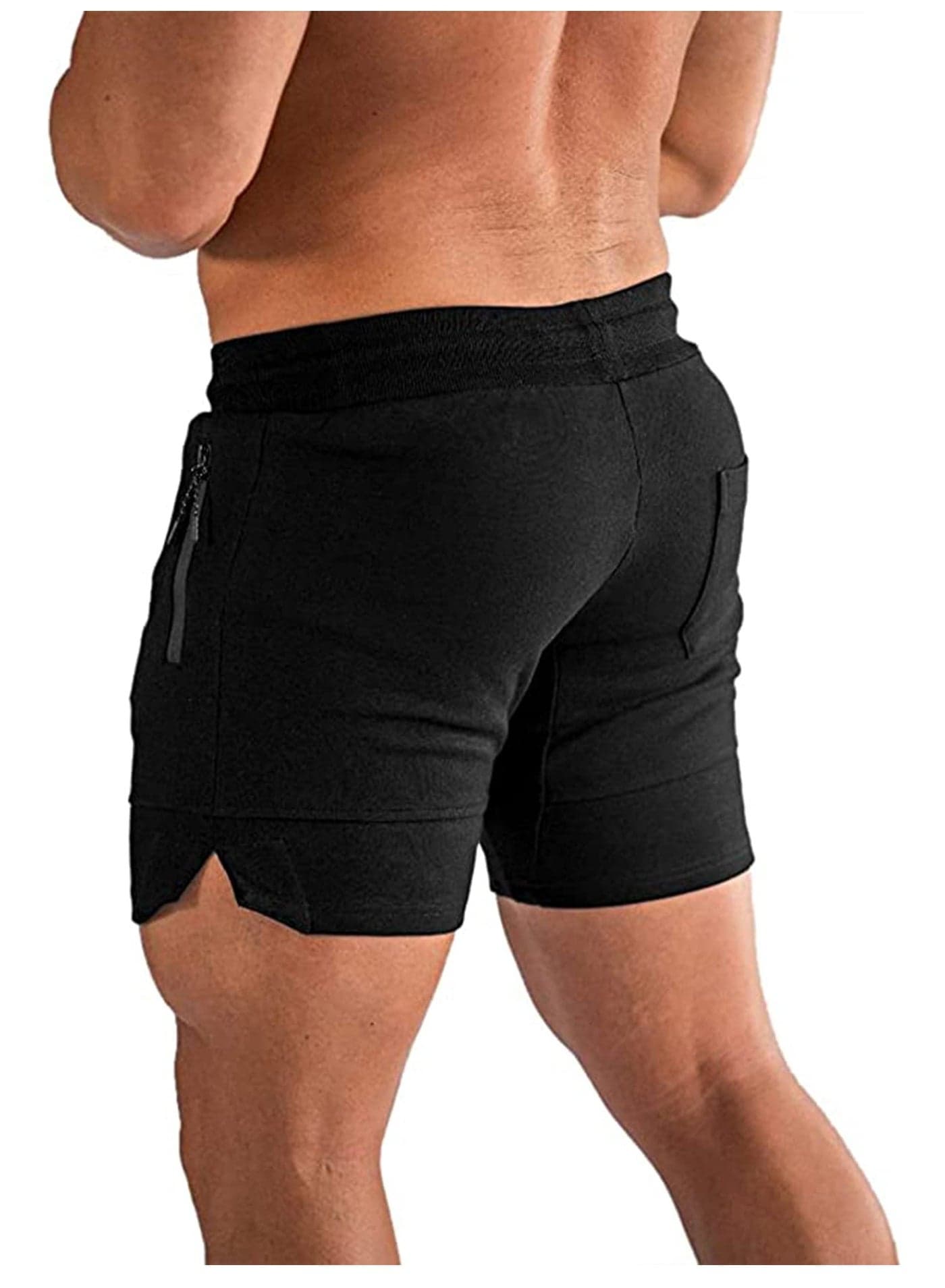 Men's Gym, Workout Shorts, Weightlifting, Squatting Short Fitted, Training Jogger with Pocket Quick Dry, Gym, Naturally breathable and Cool, Not Tight, Essential for Sports and Fitness XXL