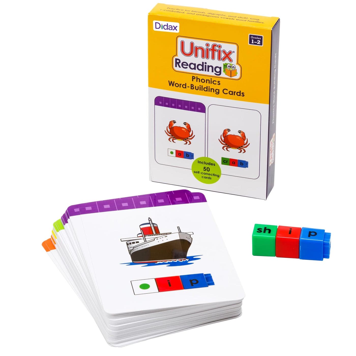 Didax Unifix Reading Phonics WordBuilding Cards