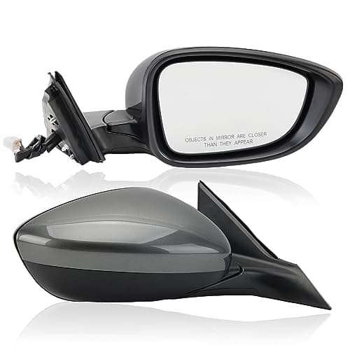 MOFOAP Right Passenger Side Mirror Compatible with Honda Accord 2018 2019 2020 2021 Mirrors with Power,Non-Heated,Sport 1.5T, Repalce 76258-TVA-A02 HO1320328, Grey