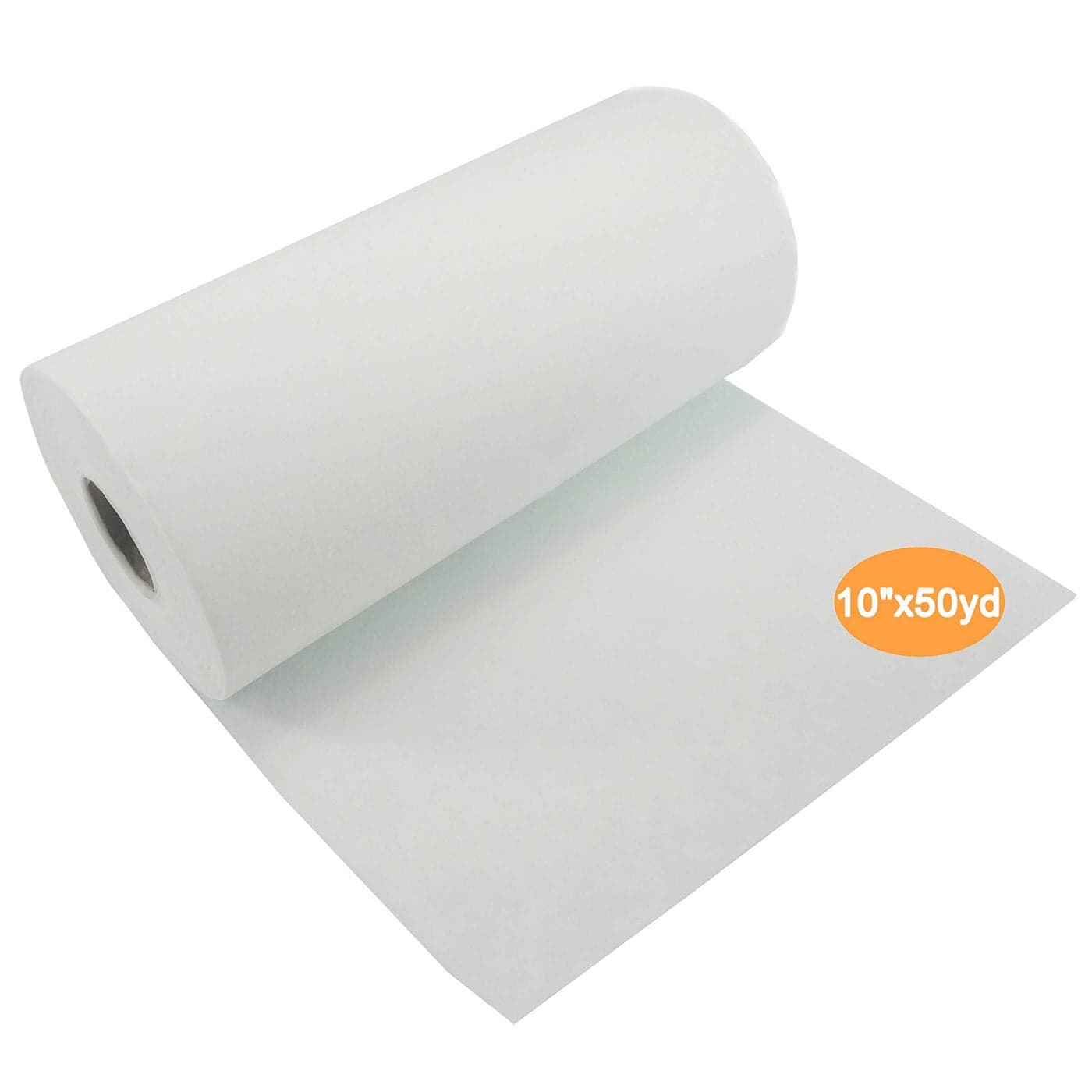 New brothread Tear Away Machine Embroidery Stabilizer Backing 10 x50 Yd 25cmx46M roll Medium Weight 50gm 18oz Cut into Variable Sizes for Machine Embroidery and Hand Sewing