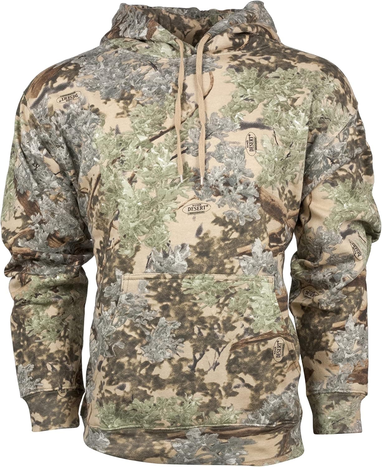 King's Camo Men's KCB115 Classic Hunting Hoodie - Desert Shadow, X-Large