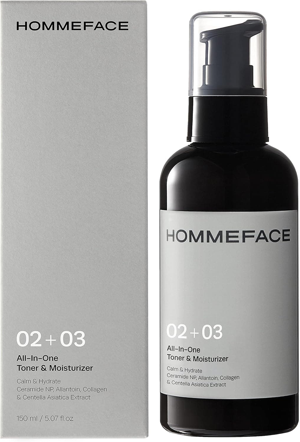 HOMMEFACE AllinOne Face Toner Moisturizer for Men 507 fl oz Lightweight AlcoholFree After Shaving for Dry Combination Oily Skin