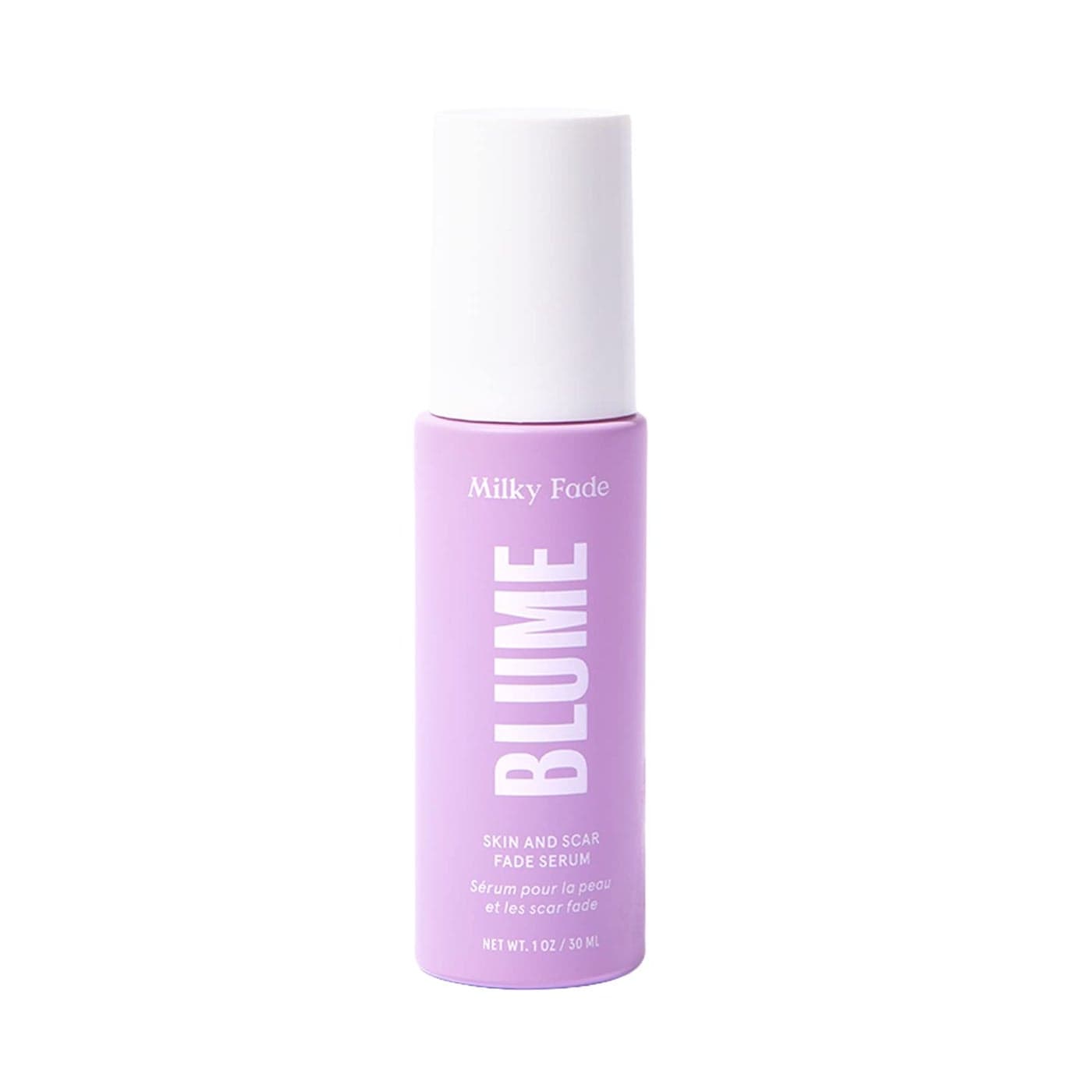 Blume Milky Fade Vitamin C Serum for Face - Dark Spot Corrector with Niacinamide, Hyaluronic Acid & Vitamin E - Helps to Soothe, Brighten & Even Skin Tone - Vegan & Cruelty-Free Hydrating Serum (1 oz)