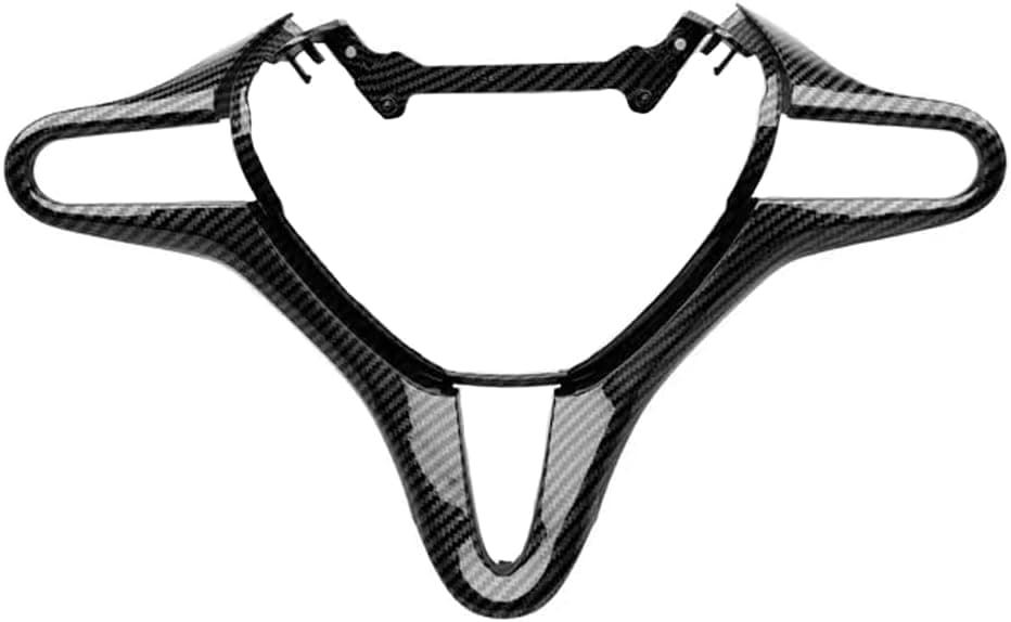 AEETUED Carbon Fiber Style Replacement Steering Wheel Trim Cover for Honda Civic (2006-2011)