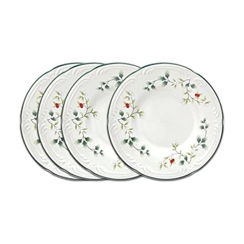 Pfaltzgraff Winterberry Appetizer Plate Set, 6", Assorted