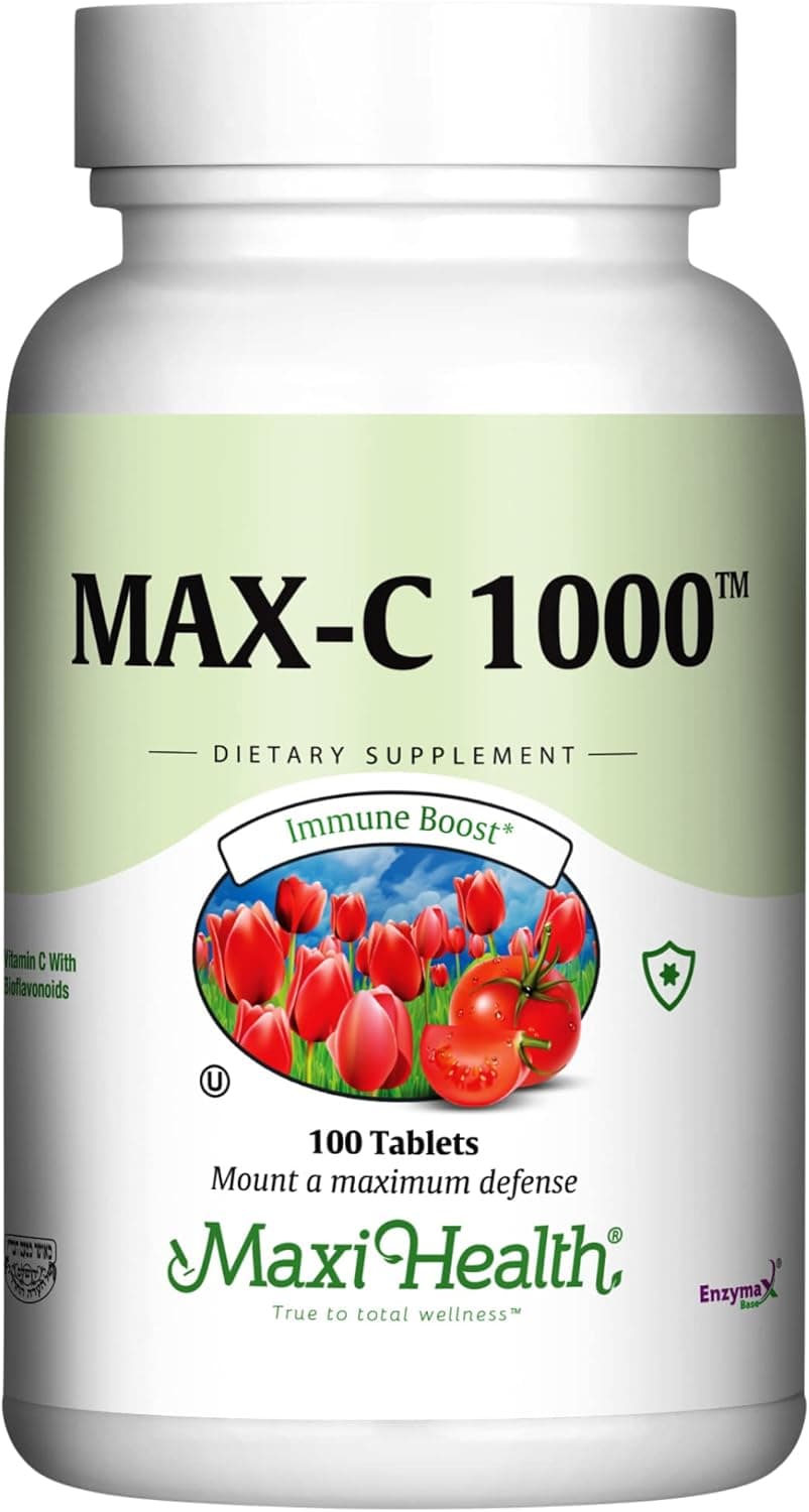 Maxi Health Max-C 1000 Vitamin C Tablets for Immune Support