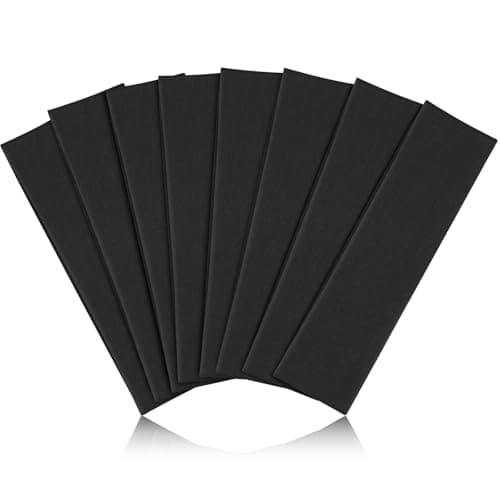 Black Headband for Women and Men 8 Pcs Head Bands for Womens Hair Accessory Elastic Cloth Running Headbands for Workout Sport Valentines Day Gifts for Him Easter Basket Stuffers for Adult Woman