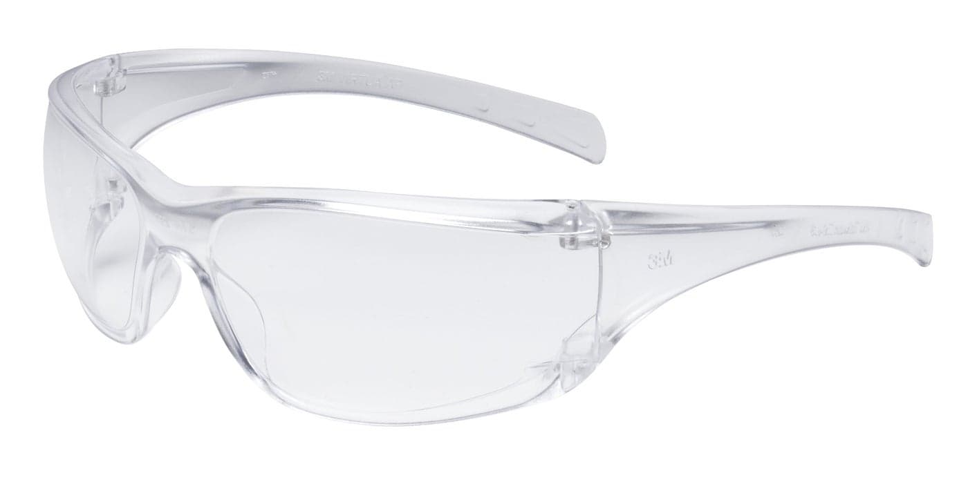 3M Safety Glasses, Virtua AP, 20 Pairs, ANSI Z87, Anti-Fog, Clear Lens, Clear Frame, Side Shields, Economical Eye Protection, 99.9% UV Protection, Polycarbonate