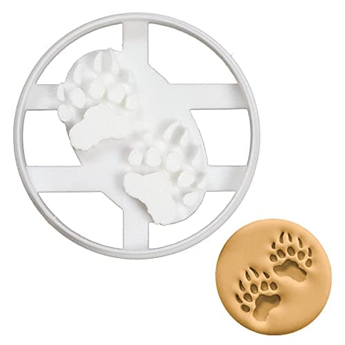Bear Paw Prints cookie cutter, 1 piece - Bakerlogy