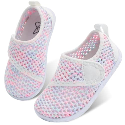 LeIsfIt Toddler Water Shoes Boys Girls Barefoot Aqua Socks Kids Breathable Quick-Dry Swim Shoes for Beach Pool Surf, Color, 6 Toddler