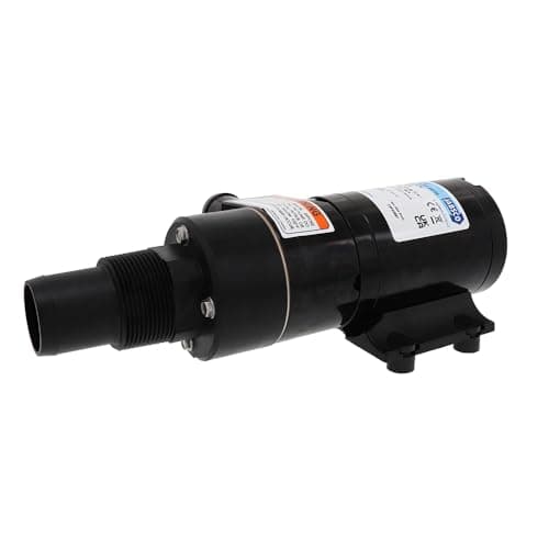 Jabsco 12V DC Macerator Pump for RVsBoats Efficient 43 Lmin Waste Transfer for Black Water Tanks Up to 200 Gallons Compact Design 4Blade Chopper SelfPriming DryRun Protection