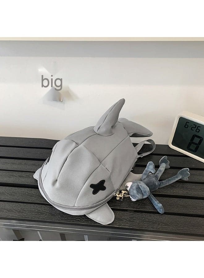 Creative Cartoon Shark Backpack - Stylish Trendy Student Bag