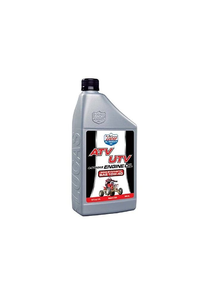 Lucas Oil 10720 SemiSynthetic SAE 10W40 ATV Engine Oil 1 Quart