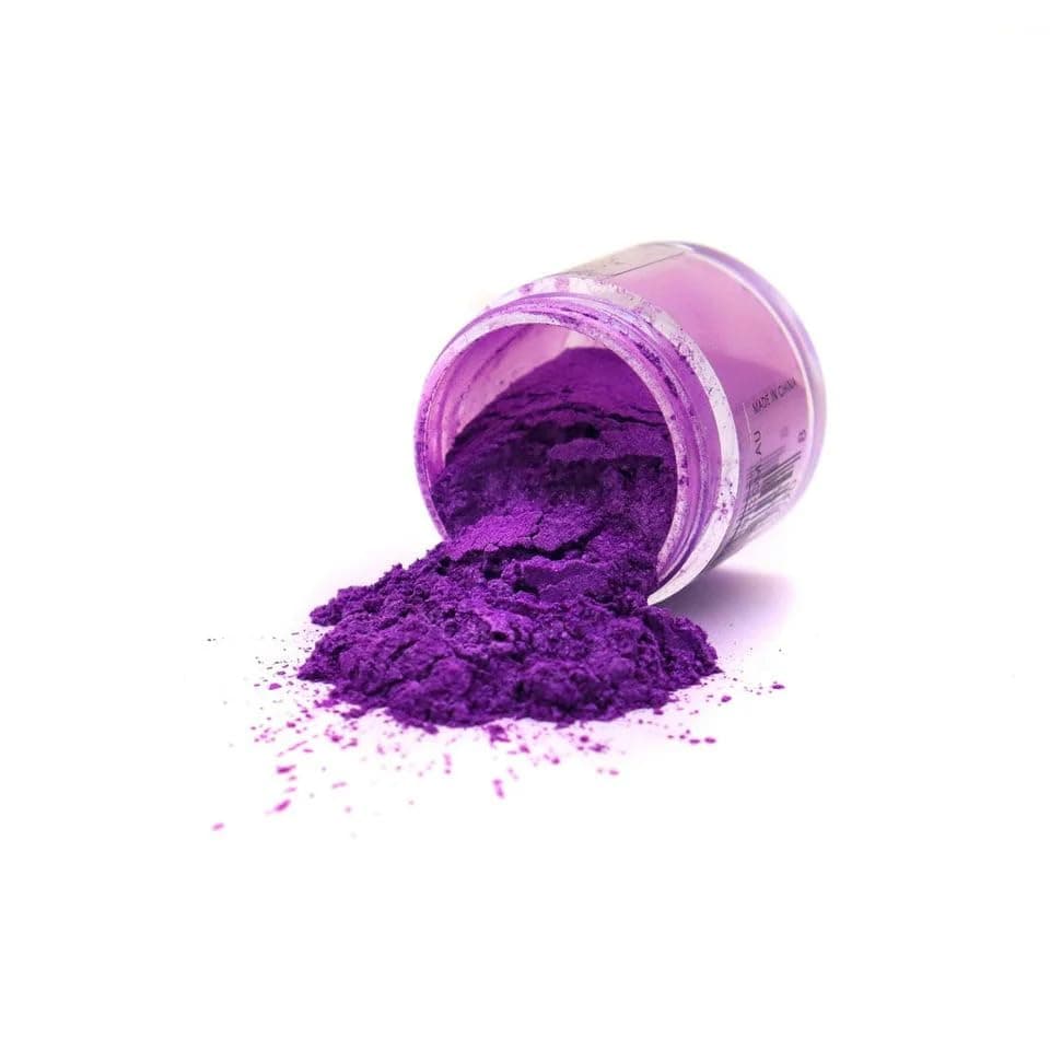 Luster Violet Color Mica PowderPigment for Any Custum Paint Clay Pots Woodworking Arts Crafts Candle Making Slime Epoxy Resin 200 Gm