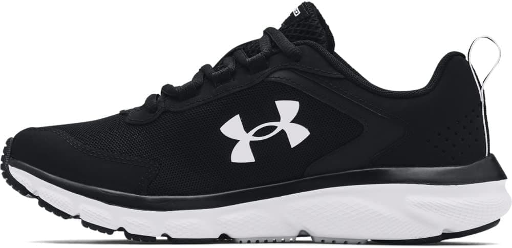 Under Armour Charged Assert 9 Women's Running Shoe - Black/White