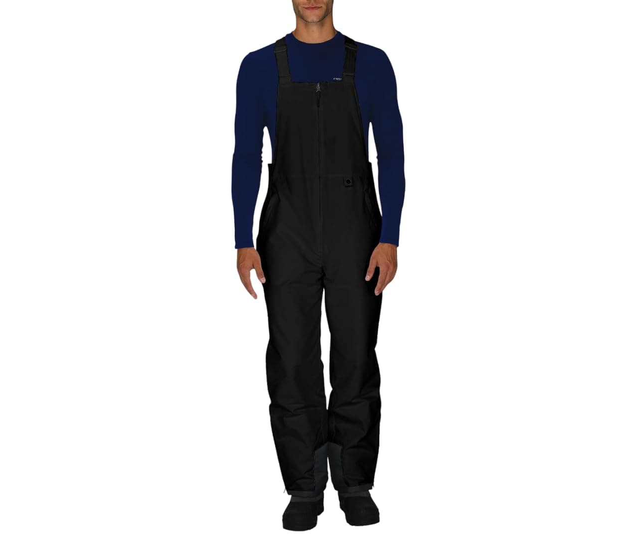 Arctix Men's Essential Insulated Bib Overalls, Black, 4X-Large/34" Inseam
